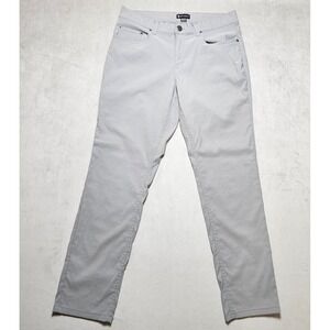 Spyder Mens Technical Outdoor Hiking Pants Grey Utility Pocket Straight Leg